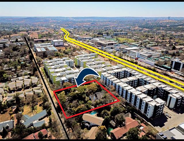 3,970M² VACANT LAND FOR SALE IN RIVONIA
